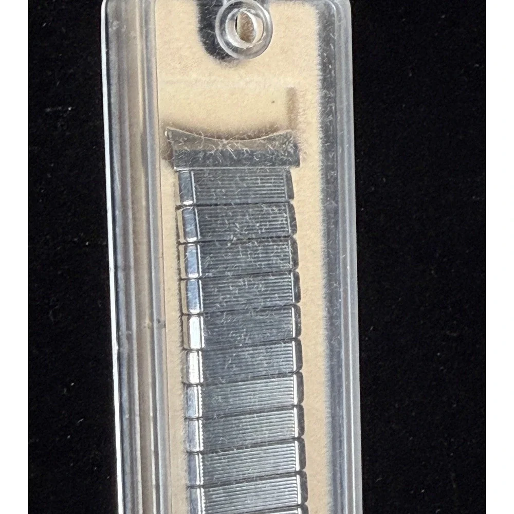 Regal Vintage Silver Tone Expansion Watch Band-Stainless Steel Strap, Fits Timex